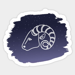 Aries Sticker